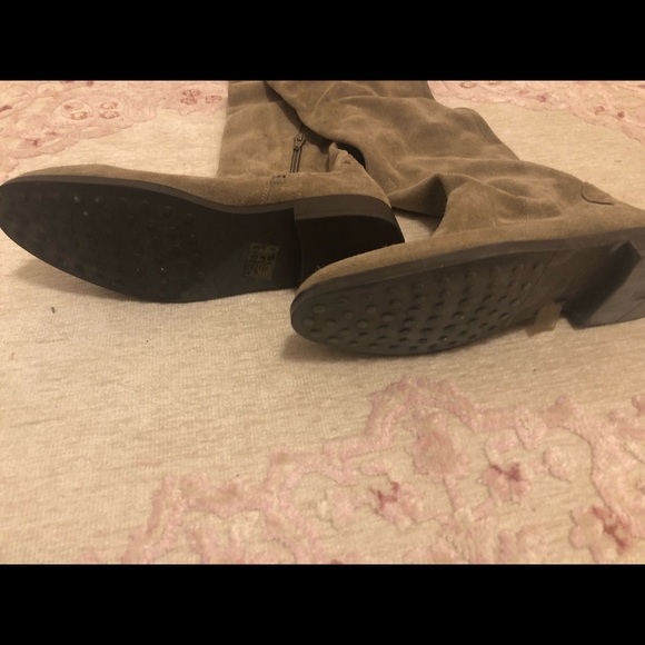 Aldo tan suede over the knee boots - Picture 2 of 4